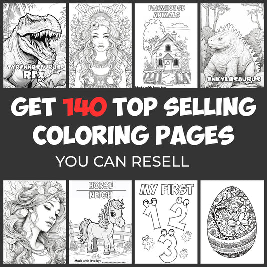140 Resale Coloring Pages